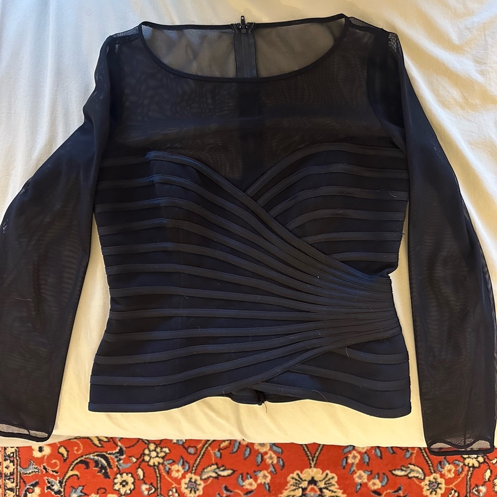 Vintage Sweetheart Top with Mesh Details